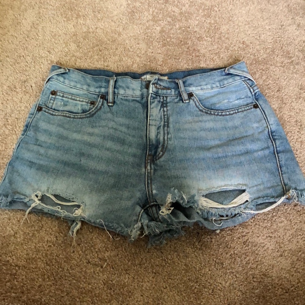 Free People Jean Shorts